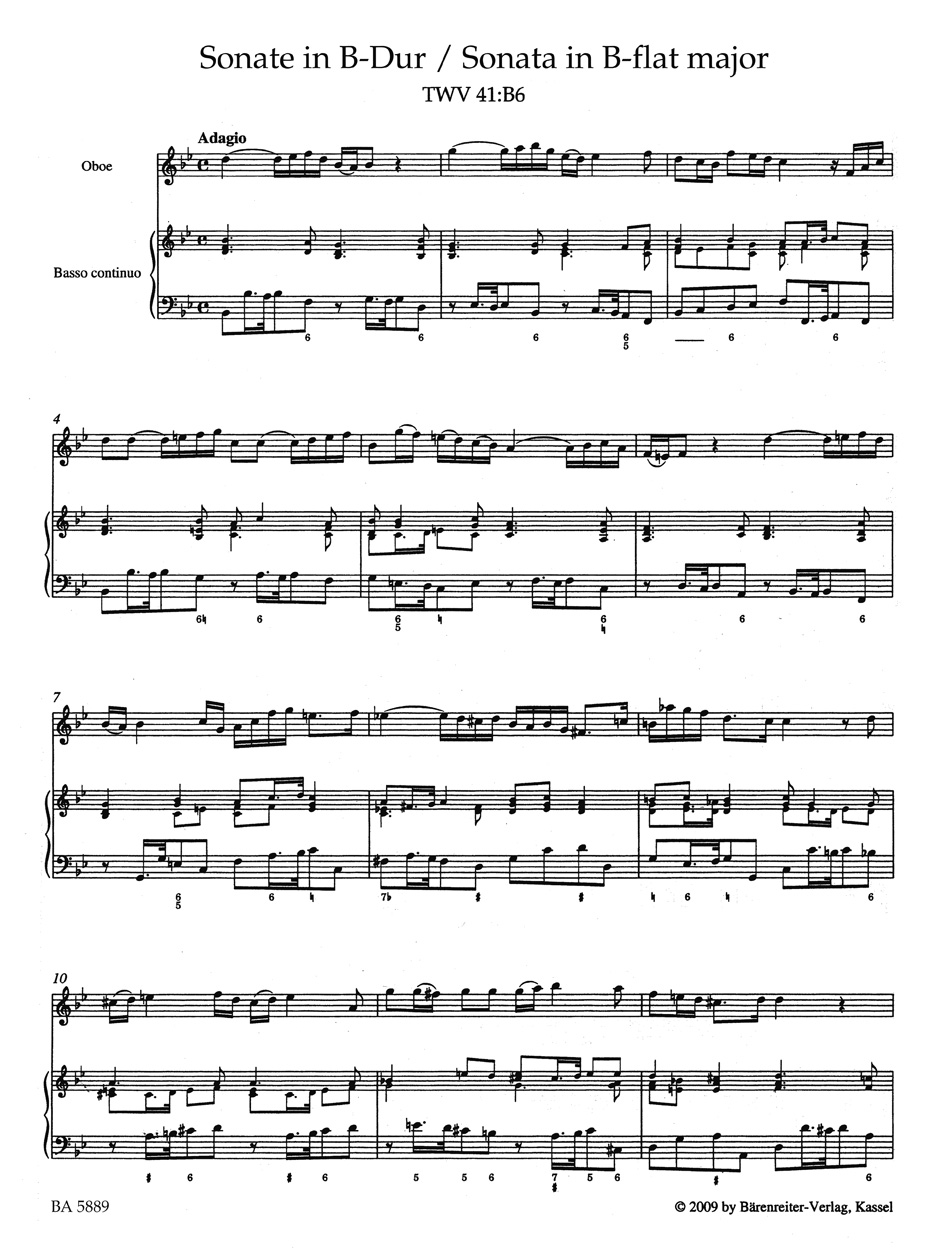 Anderes Coverbild Zwei Sonaten für Oboe und Basso continuo