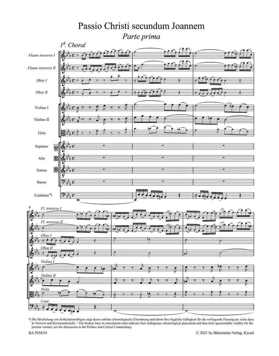 Anderes Coverbild Johannes-Passion "O Mensch, bewein" BWV 245.2 (1725)