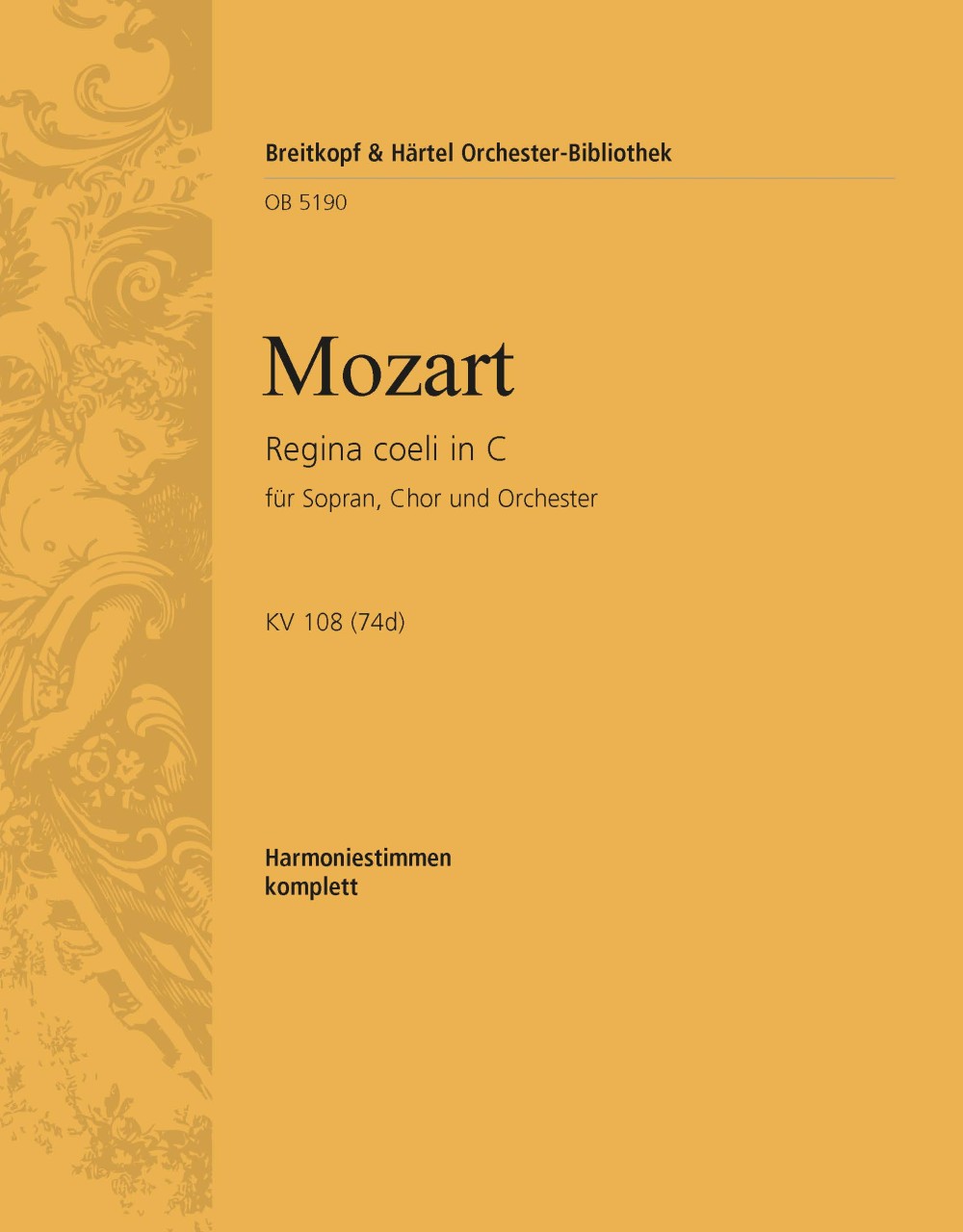 Vorderes Coverbild Regina coeli in C KV 108 (74d)