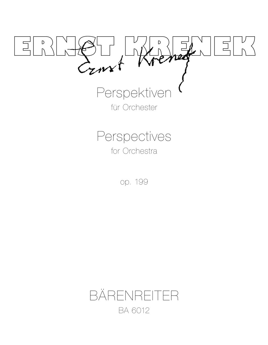 Vorderes Coverbild Perspectives (Perspektiven) für Orchester op. 199 (1967)