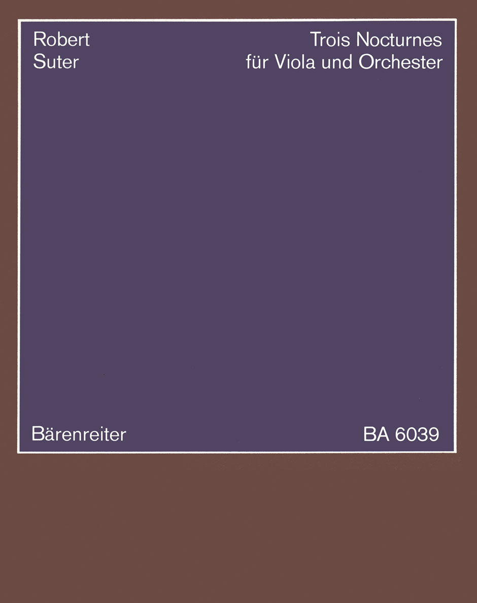 Vorderes Coverbild Trois Nocturnes für Viola und Orchester (1968/1969)