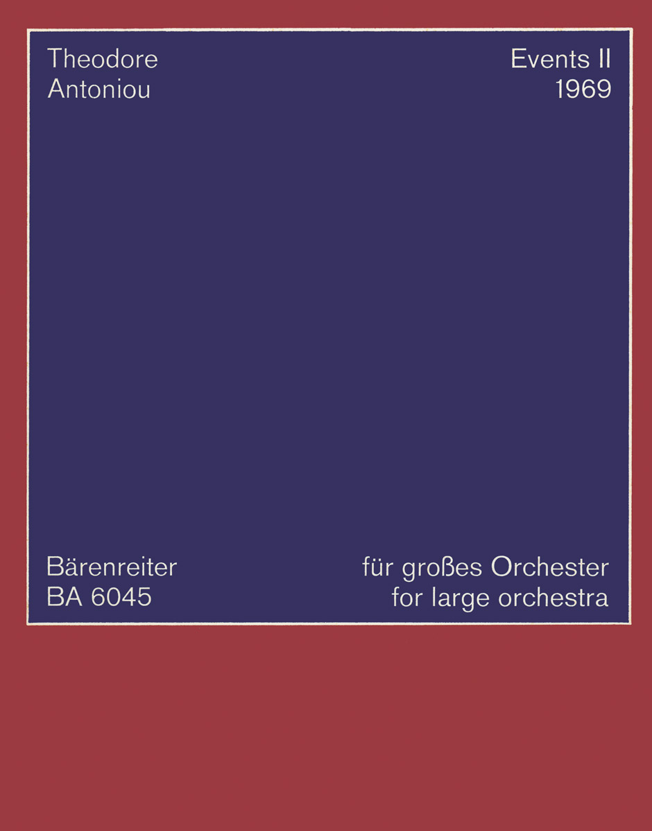 Vorderes Coverbild Events II (1969)