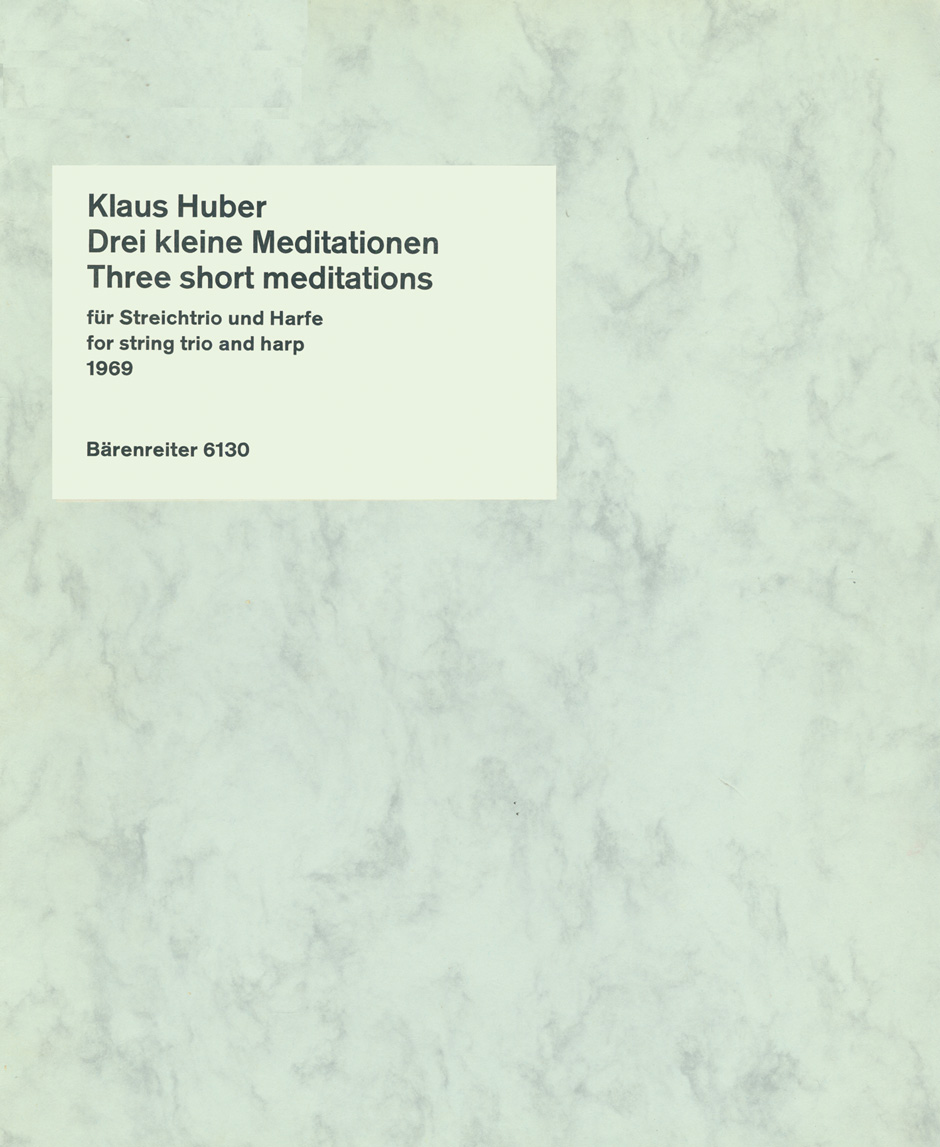 Vorderes Coverbild Drei kleine Meditationen