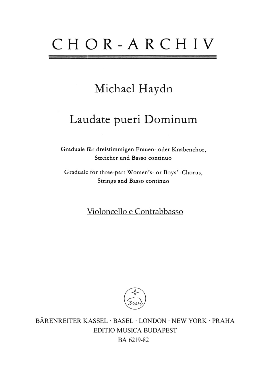 Vorderes Coverbild Laudate pueri Dominum