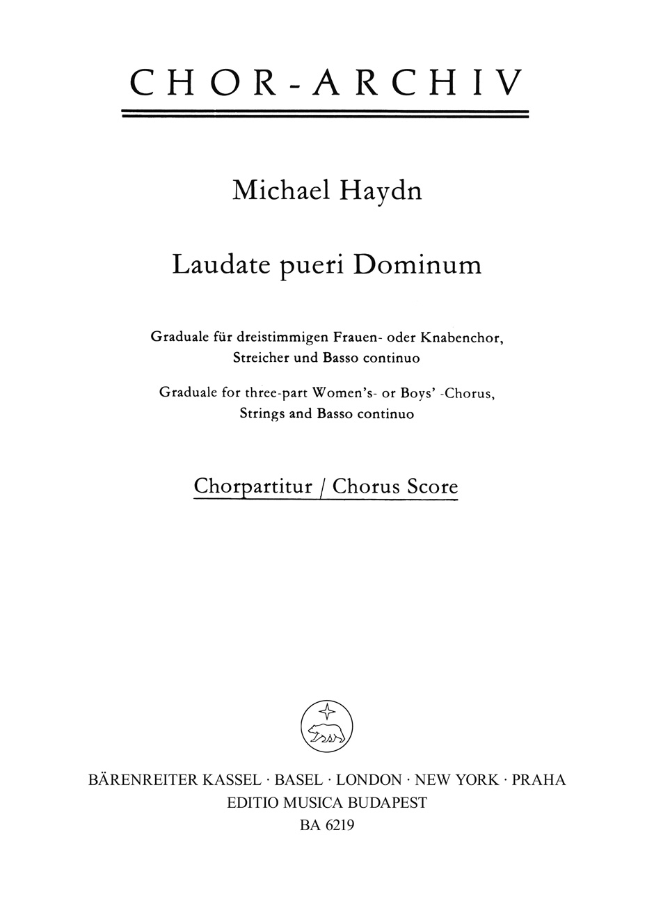 Vorderes Coverbild Laudate pueri Dominum
