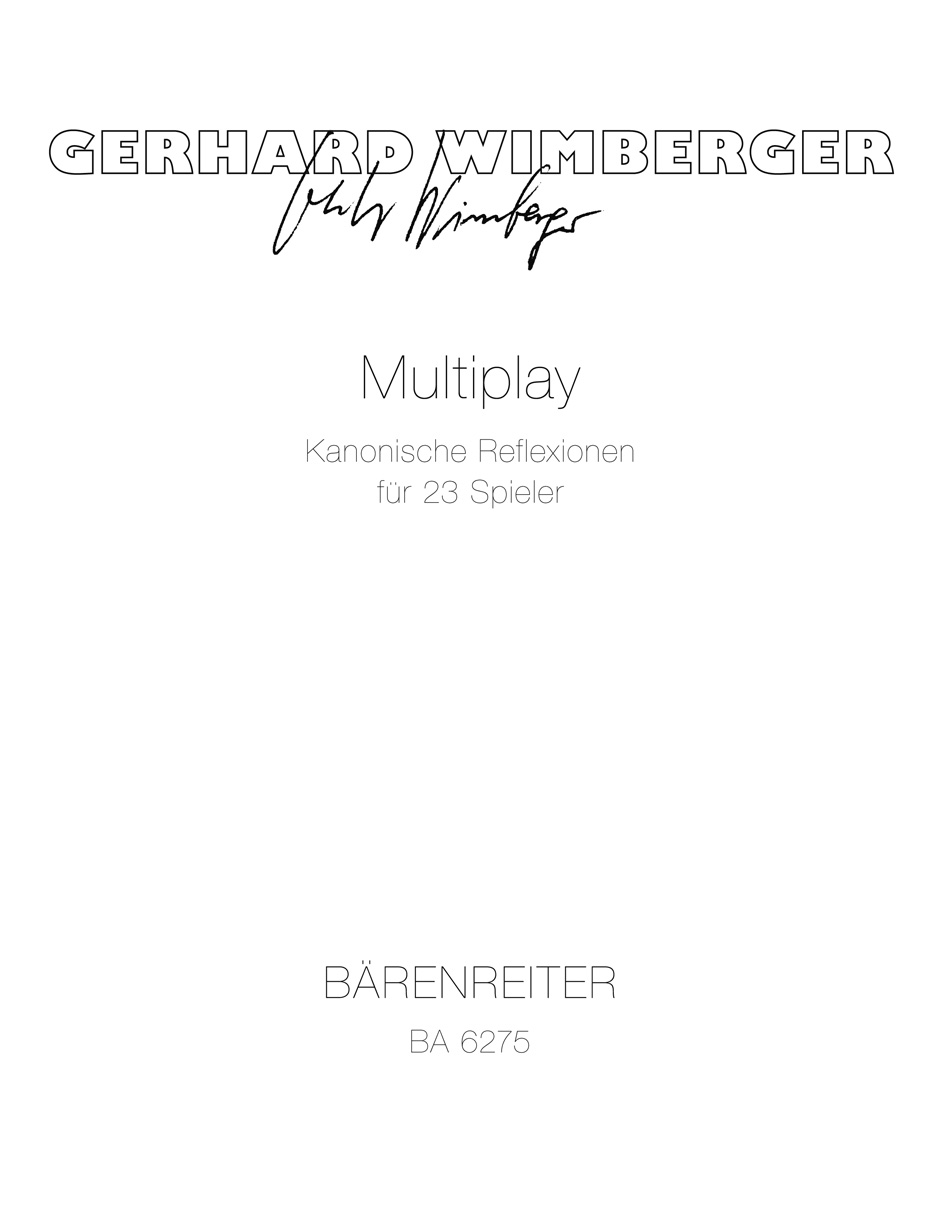 Vorderes Coverbild Multiplay (1973)