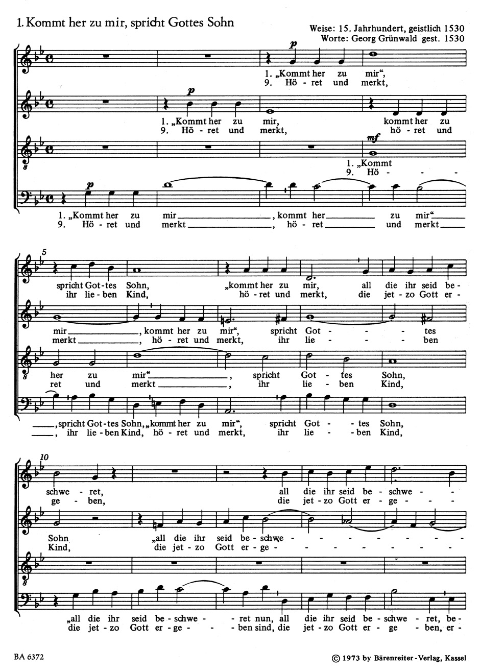 Anderes Coverbild Vier Choralmotetten