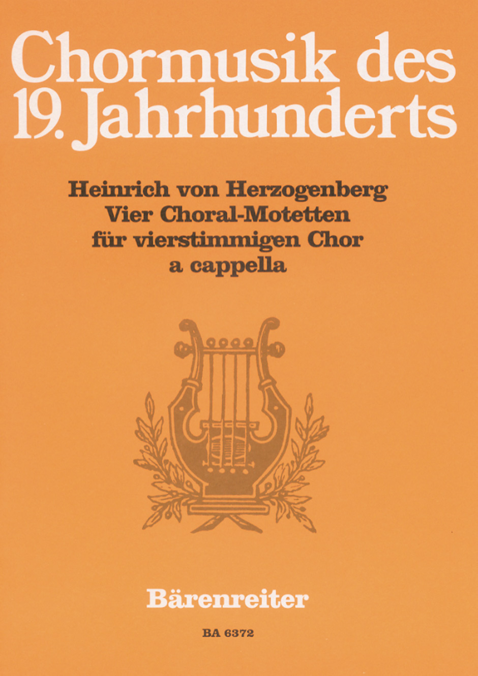Vorderes Coverbild Vier Choralmotetten