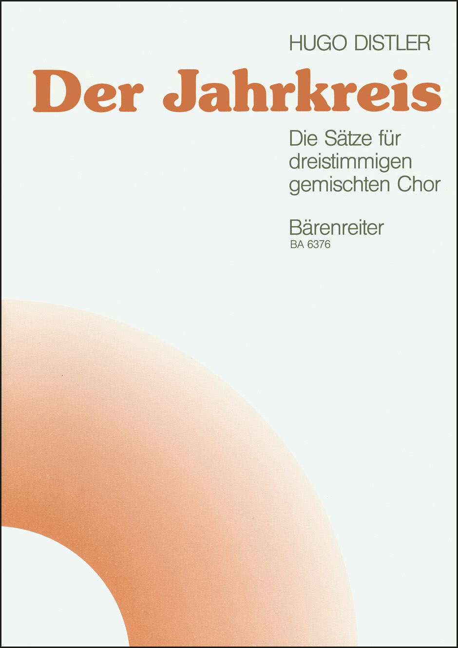 Vorderes Coverbild Der Jahrkreis op. 5 (1932/1933)