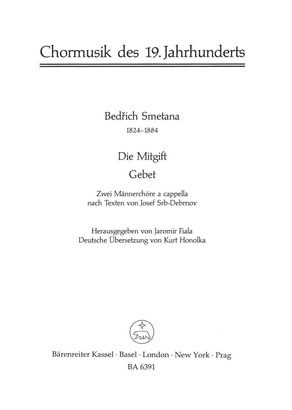 Vorderes Coverbild Gebet / Die Mitgift
