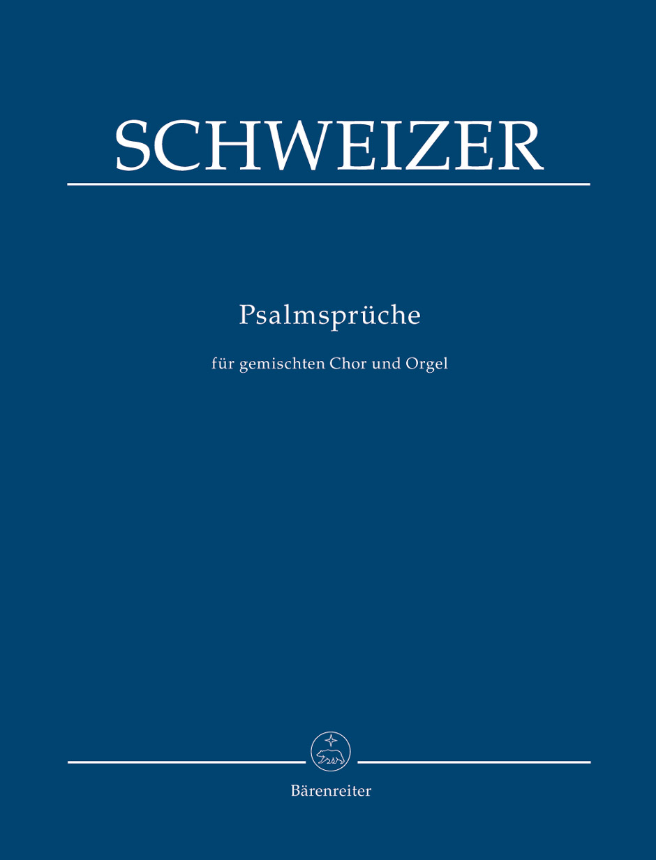 Vorderes Coverbild Psalmsprüche für drei- und vierstimmigen gemischten Chor und Orgel