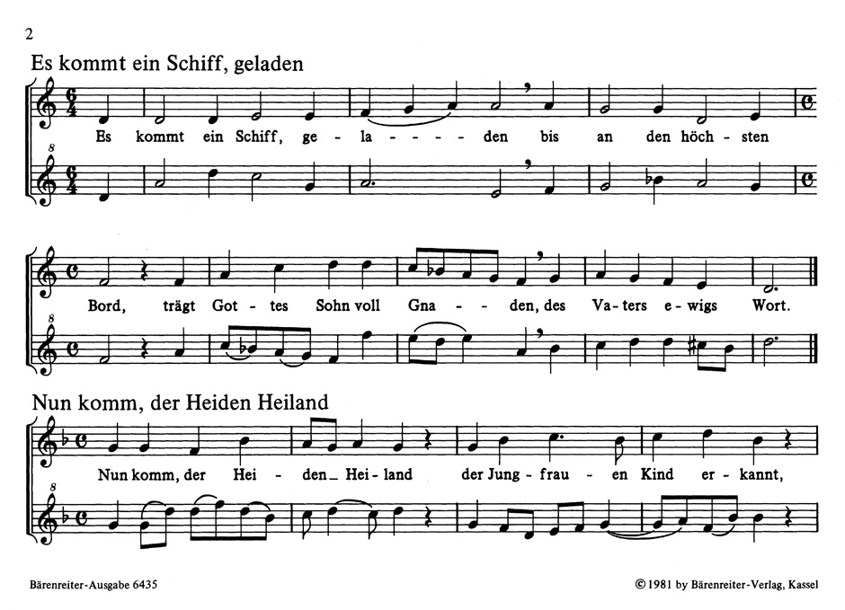 Anderes Coverbild Weihnachtslieder für zwei Blockflöten