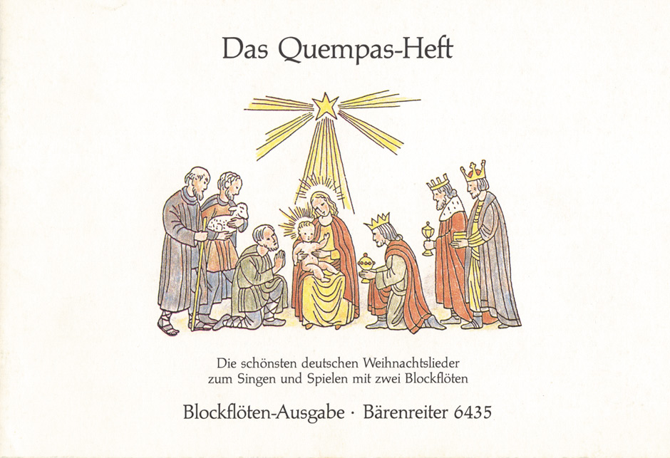 Vorderes Coverbild Weihnachtslieder für zwei Blockflöten