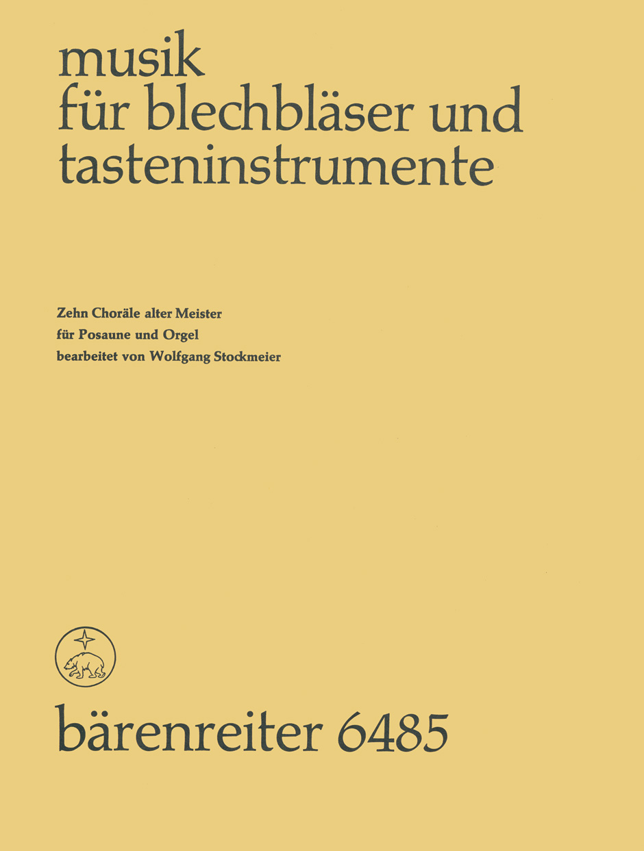 Vorderes Coverbild Zehn Choräle alter Meister