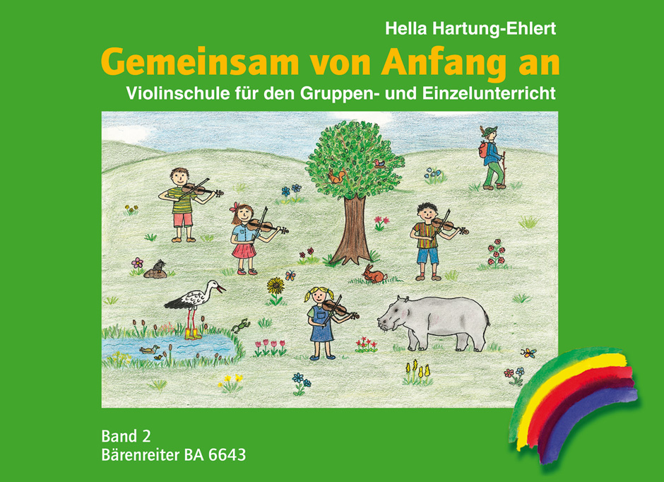 Vorderes Coverbild Gemeinsam von Anfang an. Violinschule, Band 2