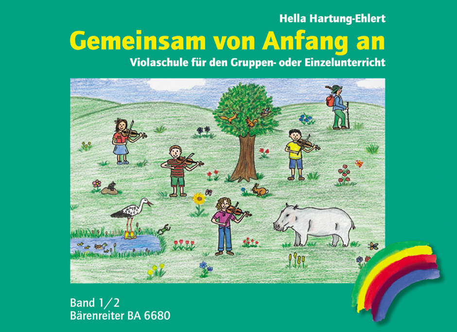 Vorderes Coverbild Gemeinsam von Anfang an. Violaschule, Band 1/2