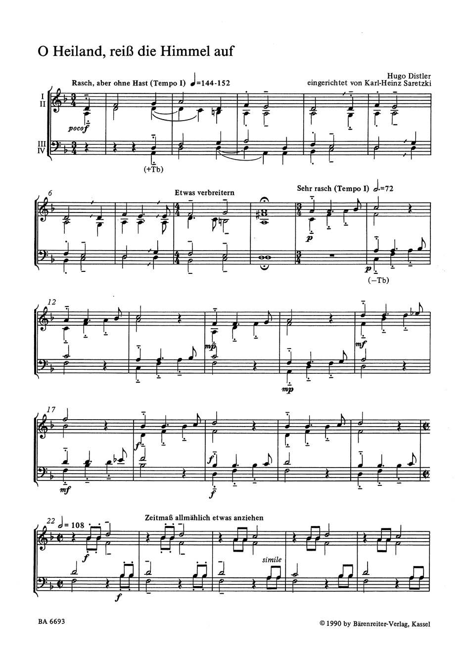 Anderes Coverbild Musik zur Weihnachtszeit für Blechbläser (Posaunenchor)