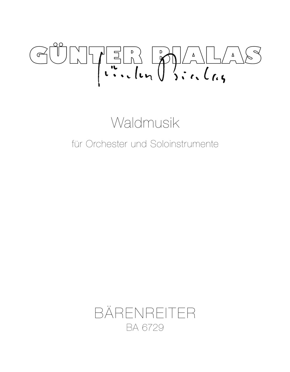 Vorderes Coverbild Waldmusik für Orchester und Soloinstrumente (1977)