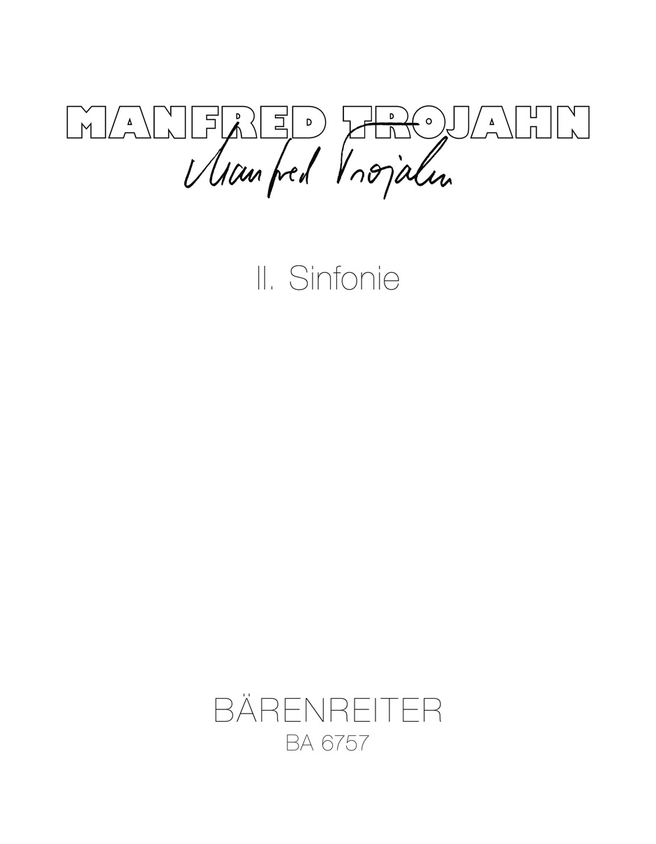 Vorderes Coverbild Zweite Sinfonie für großes Orchester (1978)