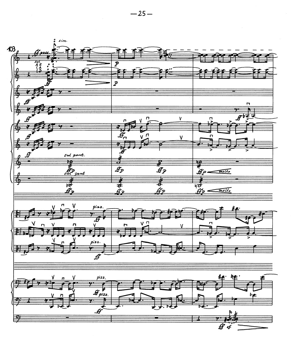 Vorderes Coverbild Contrasubjekte. Passacaglia über B-A-C-H für Streicher (1980)