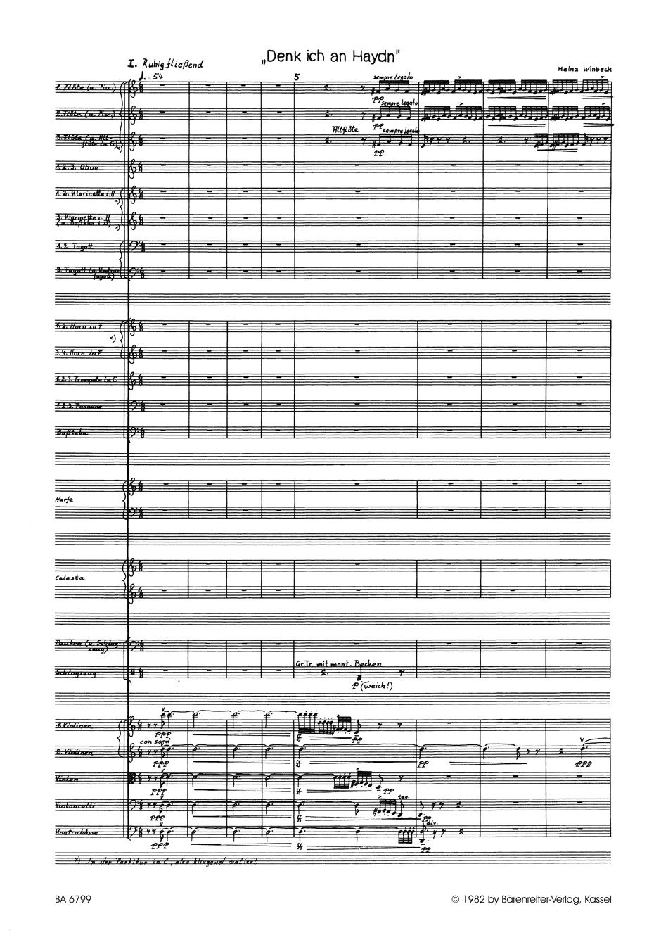 Anderes Coverbild Denk ich an Haydn (1982)