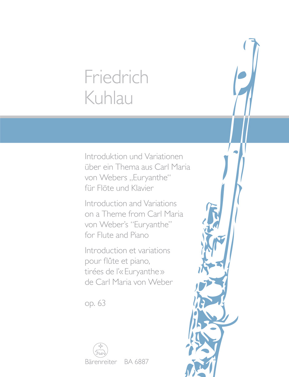 Vorderes Coverbild Introduktion und Variationen für Flöte und Klavier