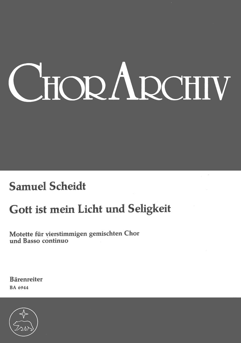 Vorderes Coverbild Gott ist mein Licht und Seligkeit