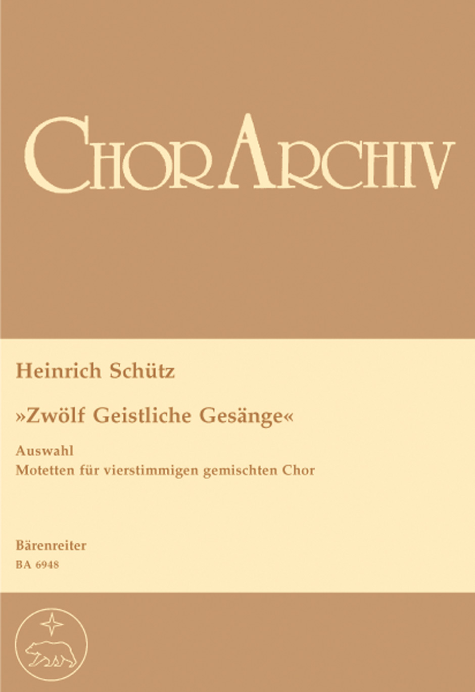 Vorderes Coverbild Zwölf Geistliche Gesänge (1657)