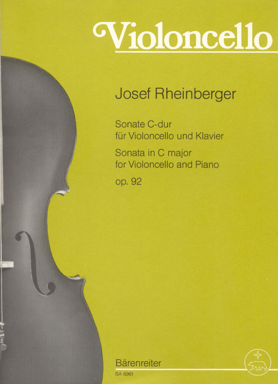 Vorderes Coverbild Sonate für Violoncello und Klavier C-Dur op. 92