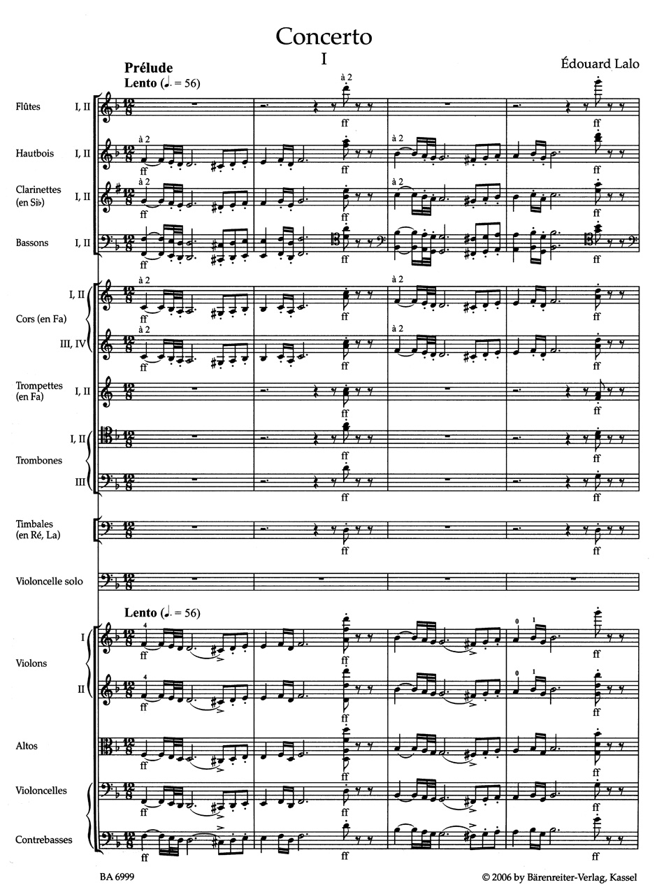 Anderes Coverbild Konzert für Violoncello und Orchester d-Moll