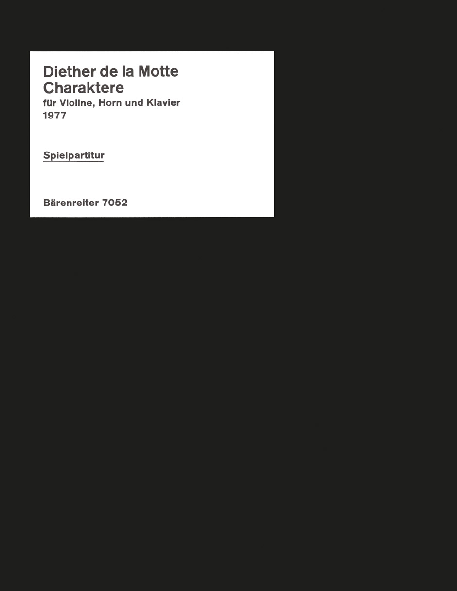 Vorderes Coverbild Charaktere Nr. 1-5 (1977)