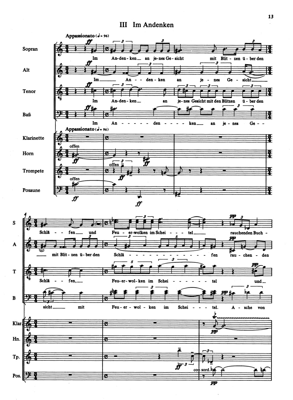 Anderes Coverbild Fünf Gesänge auf Gedichte von Herbert Meier für Chor (Stimmen mehrfach geteilt) und Instrumente (1980/1981)