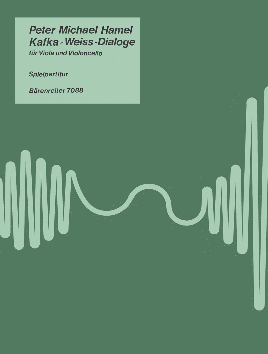 Vorderes Coverbild Kafka-Weiss-Dialoge (1983)