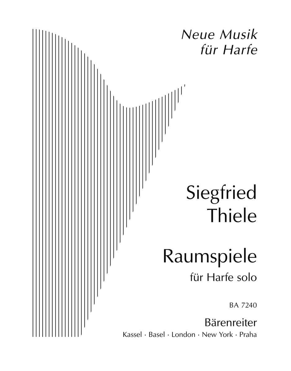 Vorderes Coverbild Raumspiele für Harfe solo