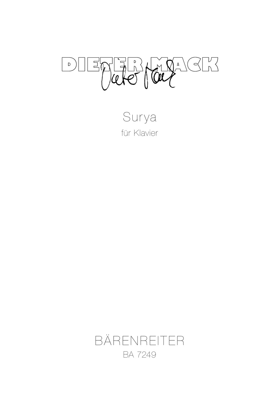 Vorderes Coverbild Surya (1990)
