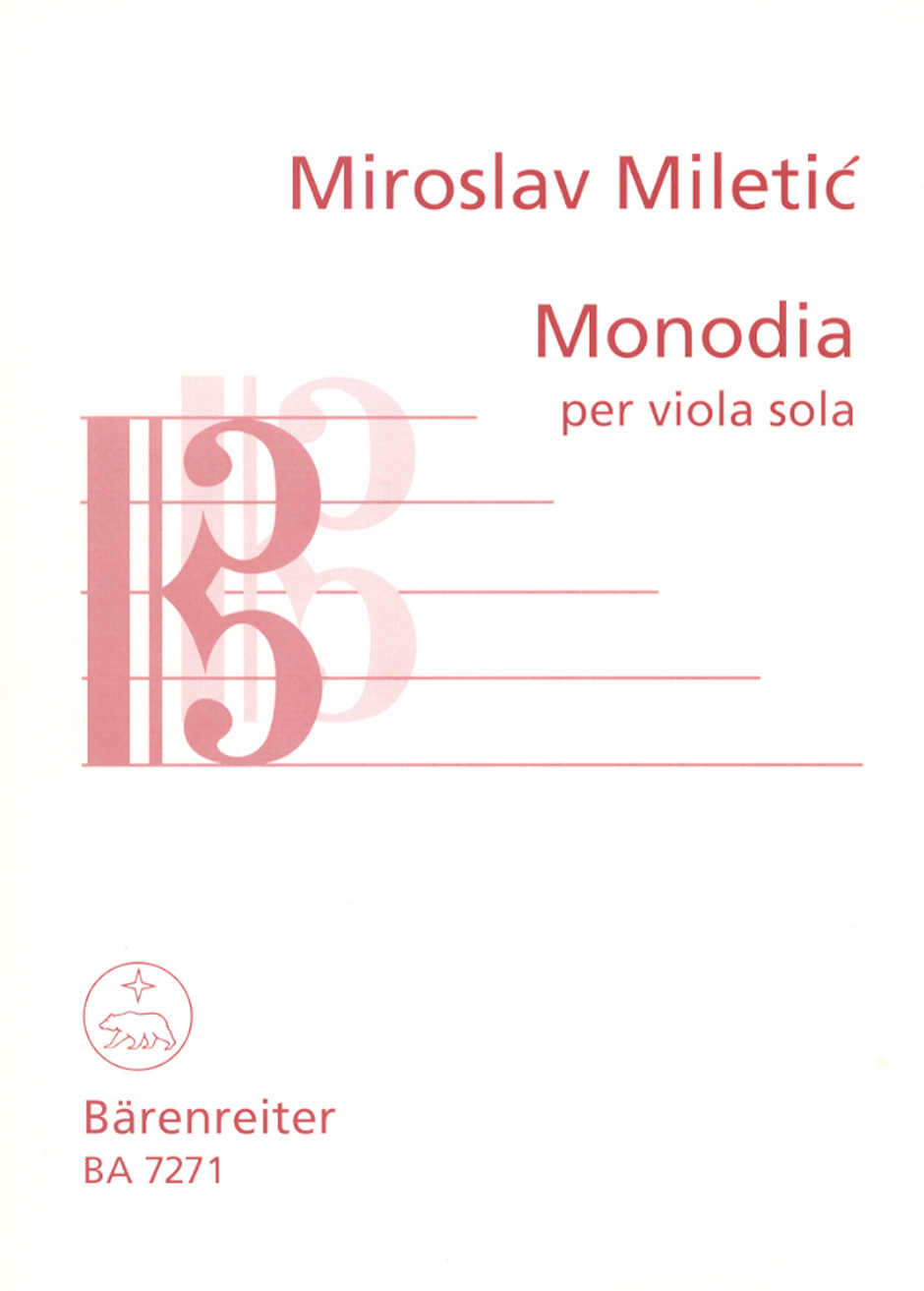 Vorderes Coverbild Monodia per Viola sola (1990)