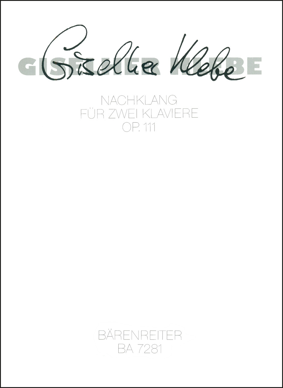 Anderes Coverbild Nachklang op. 111