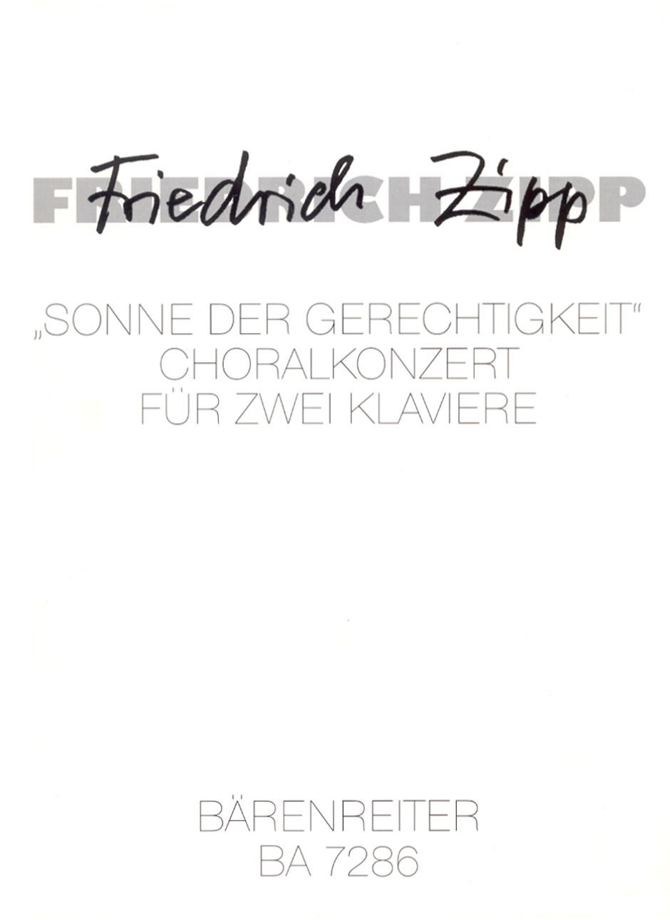 Vorderes Coverbild Sonne der Gerechtigkeit (1966)