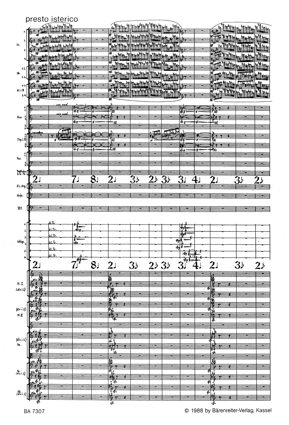 Anderes Coverbild Dritte Sinfonie für großes Orchester, Altstimme und einen Sprecher "Grodek" (1987/1988)
