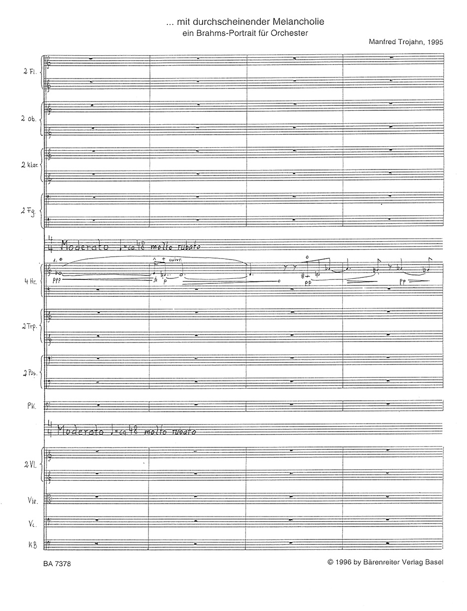 Anderes Coverbild ... mit durchscheinender Melancholie (1995)