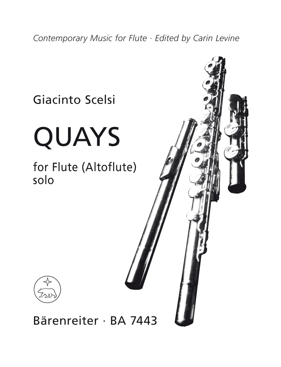 Vorderes Coverbild Quays für Flöte (Altföte) solo (1953)
