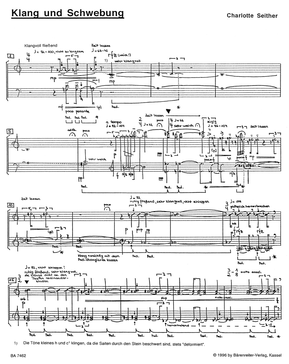 Anderes Coverbild Klang und Schwebung für Klavier (1996)