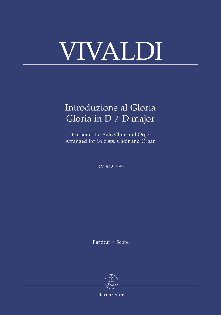 Vorderes Coverbild Introduzione al Gloria RV 642, Gloria in D-Dur RV 589
