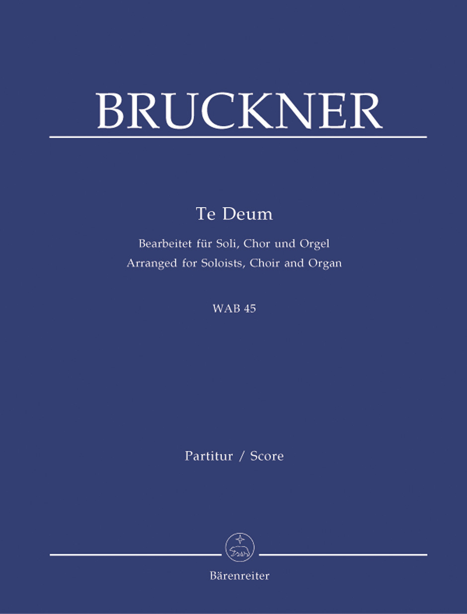 Vorderes Coverbild Te Deum WAB 45