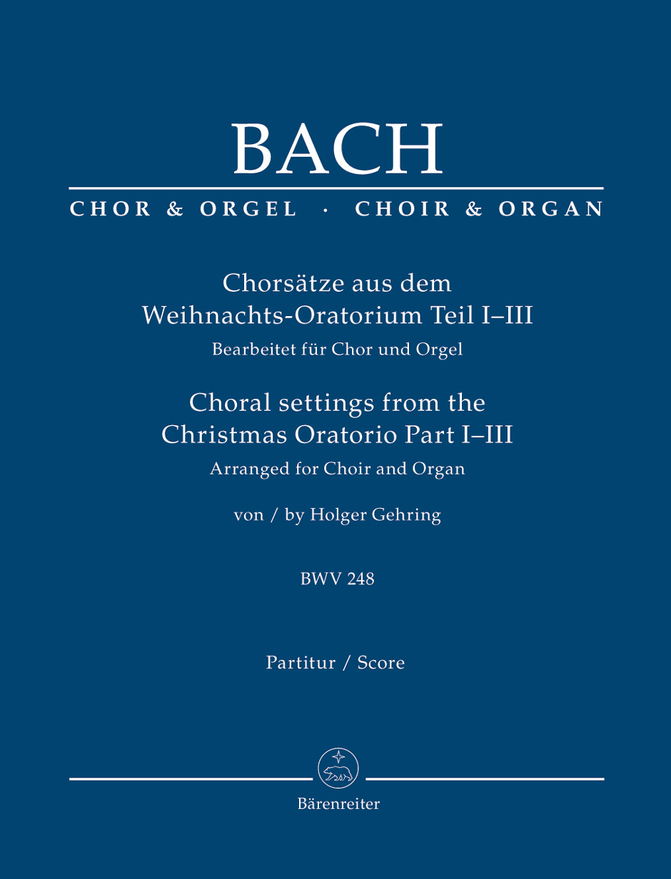 Vorderes Coverbild Chorsätze aus dem Weihnachts-Oratorium Teil I-III