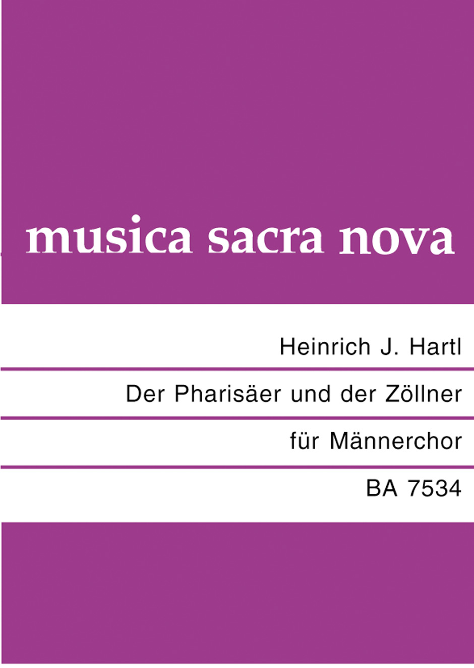 Vorderes Coverbild Der Pharisäer und der Zöllner
