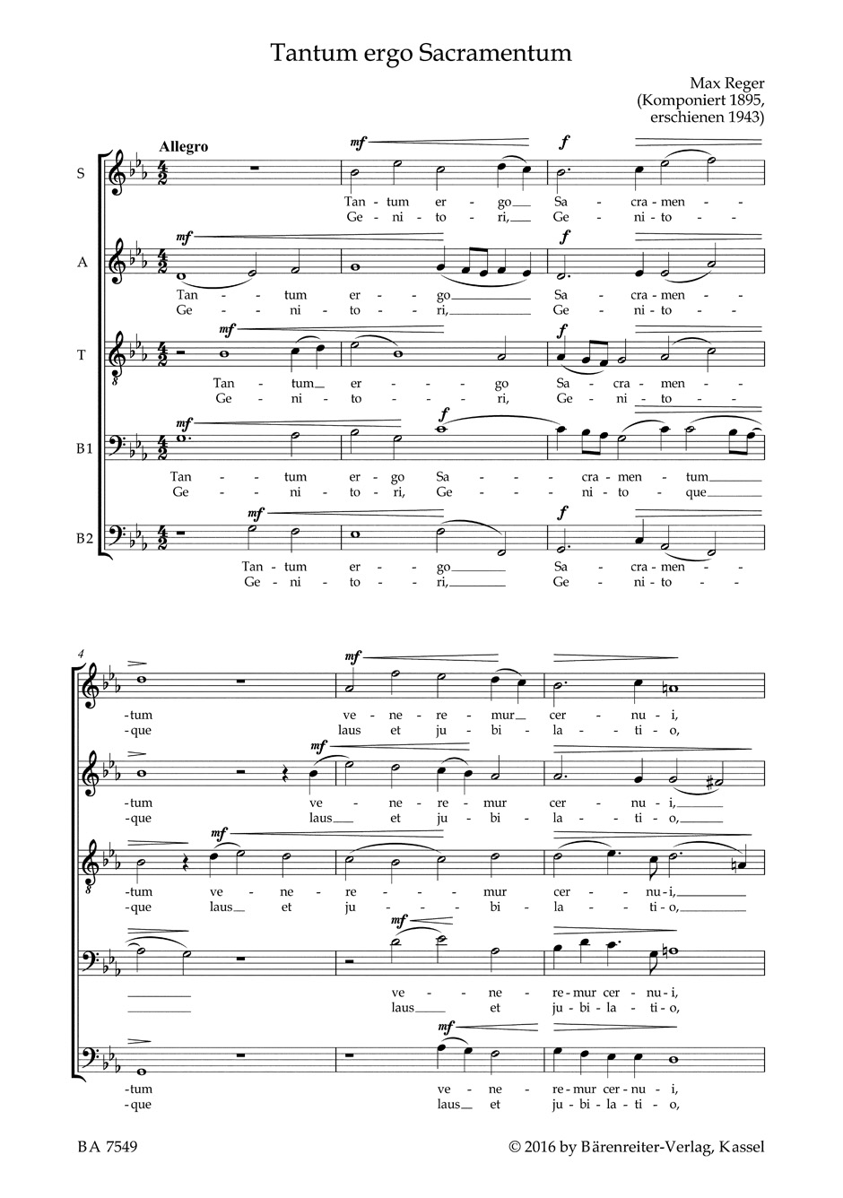 Vorderes Coverbild Geistliche Chormusik a cappella