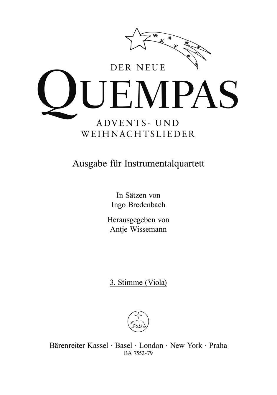 Vorderes Coverbild Der neue Quempas. Advents- und Weihnachtslieder