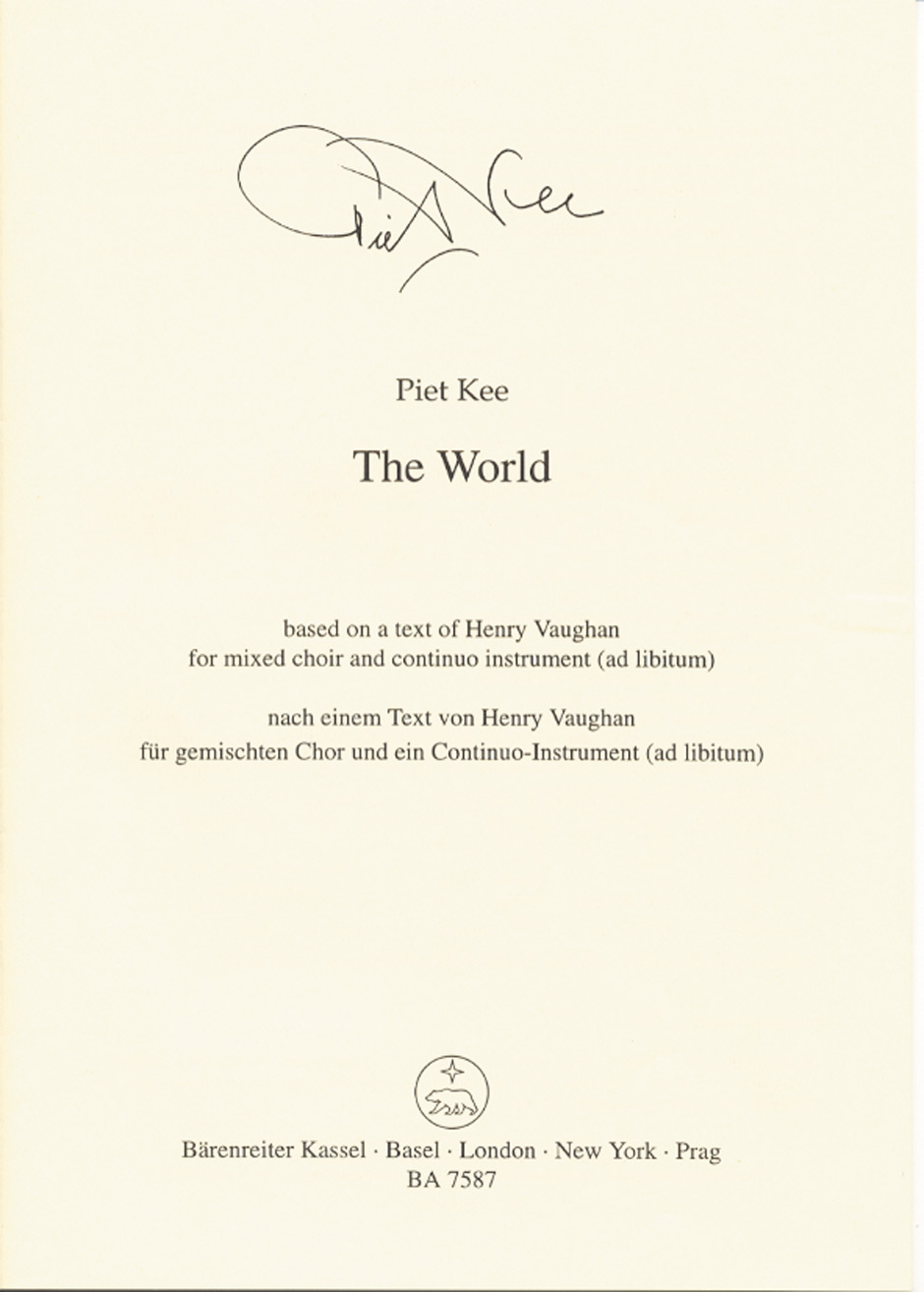 Vorderes Coverbild The World