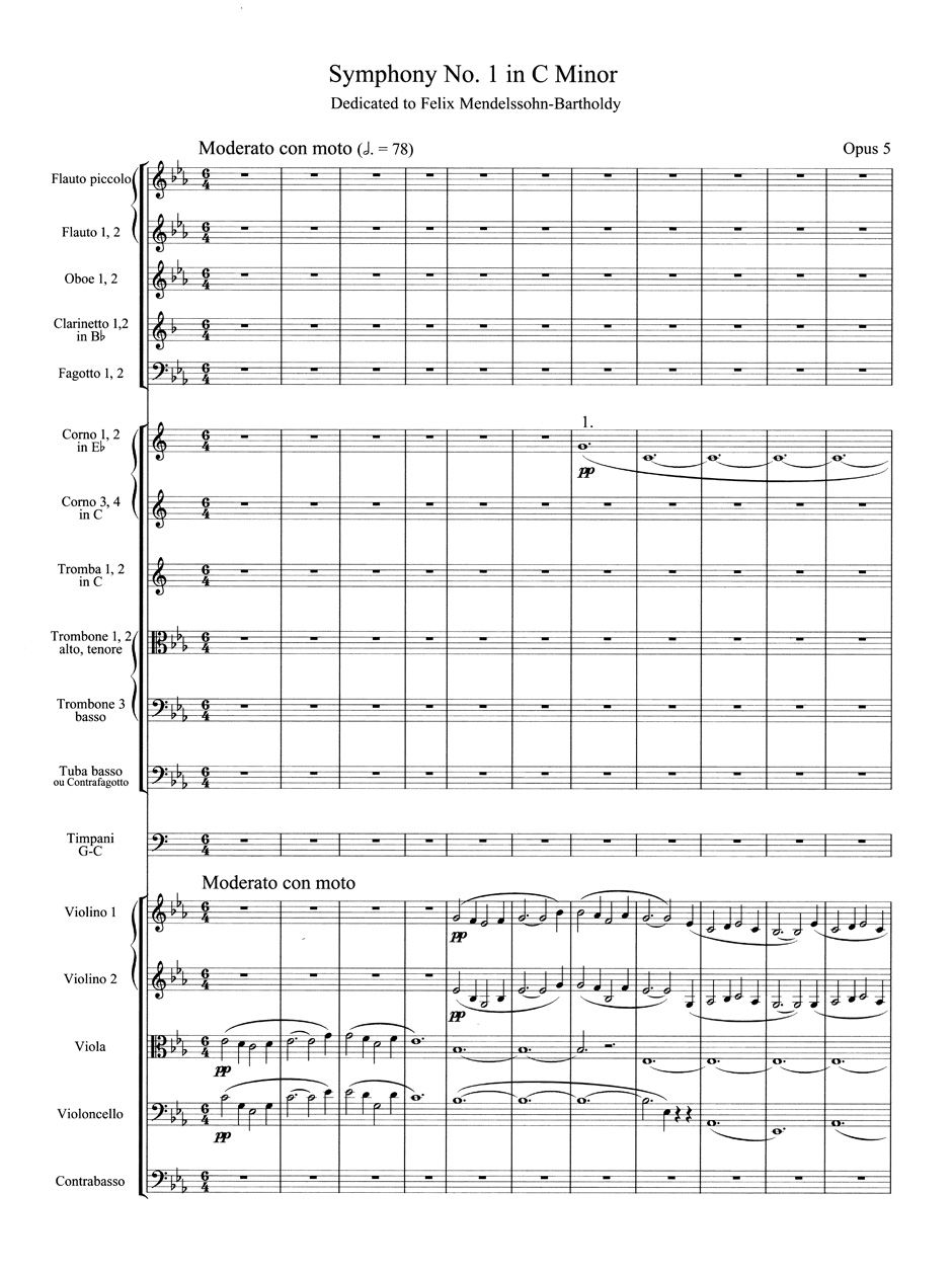 Anderes Coverbild Symphonie Nr. 1 op. 5